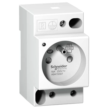 SCHNEIDER ELECTRIC ACTI9 Moduláris dugalj 16A UE 250V 2P+T jelzés (A9A15307)
