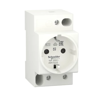 SCHNEIDER ELECTRIC ACTI9 Moduláris dugalj 16A UE 250V 2P+T (A9A15310)