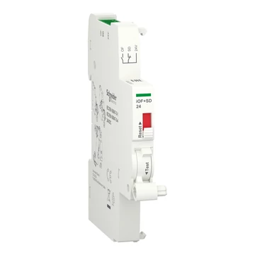 SCHNEIDER ELECTRIC ACTI9 iOF+SD jelző és hibajelző segédérintkező, 24VDC, TI24 PLC csatlakozással dupla nyitás/zárás (A9A26897)