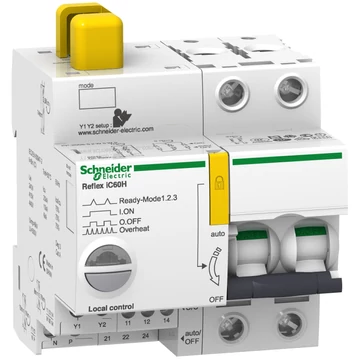 SCHNEIDER ELECTRIC ACTI9 Reflex iC60H beépített megszakító vezérlés, 2P, D, 25A (A9C66225)