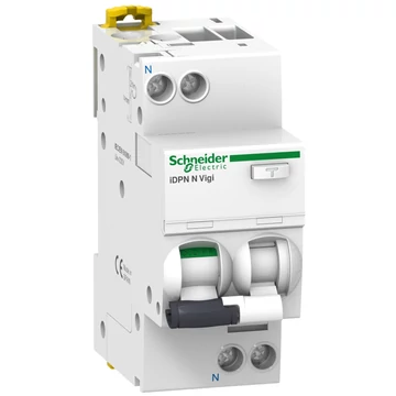SCHNEIDER ELECTRIC ACTI9 iDPNN Vigi áramvédős kismegszakító, A osztály, 1P-N, C, 10A, 100mA (A9D52610)