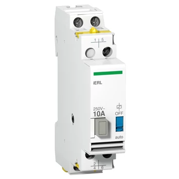 SCHNEIDER ELECTRIC ACTI9 iERL váltó relé kiterjesztés, 2P, 10A, Uc 12VAC (A9E15542)