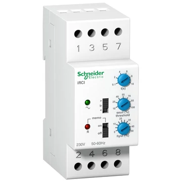 SCHNEIDER ELECTRIC ACTI9 iRCI áramfigyelő relé, 2P, 8A, Uc 230VAC (A9E21181)