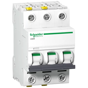 SCHNEIDER ELECTRIC ACTI9 iC60N kismegszakító, 3P, B, 2A (A9F03302)