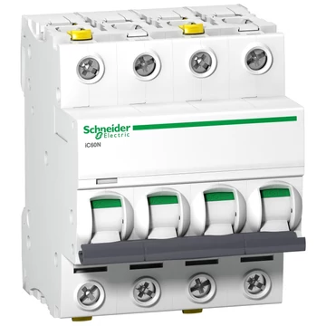SCHNEIDER ELECTRIC ACTI9 iC60N kismegszakító, 4P, C, 16A (A9F04416)