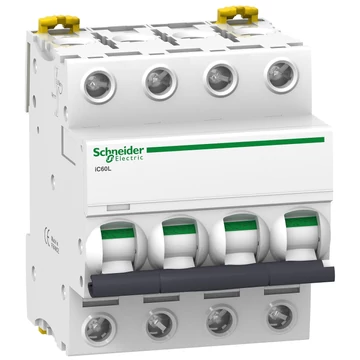 SCHNEIDER ELECTRIC ACTI9 iC60L kismegszakító, 4P, Z, 25A, monokonnekt (A9F92425)