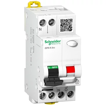 SCHNEIDER ELECTRIC ACTI9 iDPN N Arc ívzárlat figyelő relé, 1P-N, B, 16A (A9FDB7616)