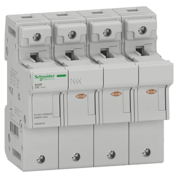 SCHNEIDER ELECTRIC ACTI9 SBI Olvadóbiztosítós szakaszoló, 3P+N, 14x51mm, 500V (A9GSB750)