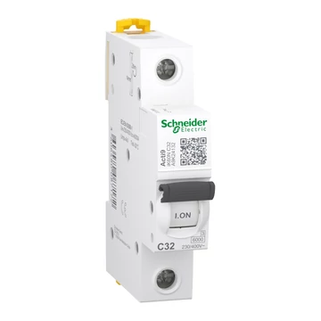 SCHNEIDER ELECTRIC ACTI9 iK60N kismegszakító, 1P, C, 32A (A9K24132)