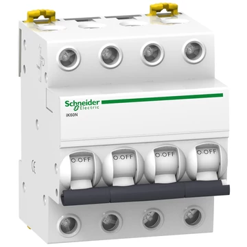SCHNEIDER ELECTRIC ACTI9 iK60N kismegszakító, 4P, C, 6A (A9K24406)