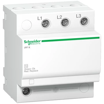 SCHNEIDER ELECTRIC ACTI9 iPF túlfeszültség-korlátozó, fixbetétes, 20kA, 3P, 340V (A9L15597)