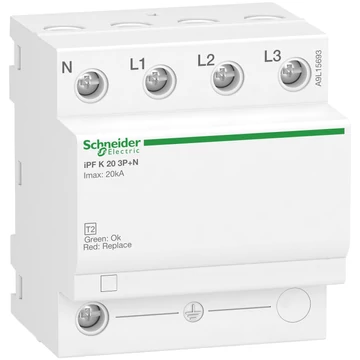 SCHNEIDER ELECTRIC ACTI9 iPF túlfeszültség-korlátozó, fixbet. 20kA, 3P-N, 340V (A9L15693)