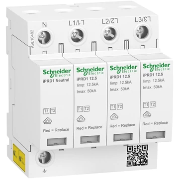 SCHNEIDER ELECTRIC ACTI9 iPRD1 túlfeszültség-korlátozó, 12.5r, 3P-N (A9L16482)