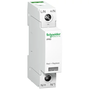 SCHNEIDER ELECTRIC ACTI9 iPRD túlfeszültség-korlátozó, cs.bet. távjelzéssel, 40kA, 1P, 350V (A9L40101)