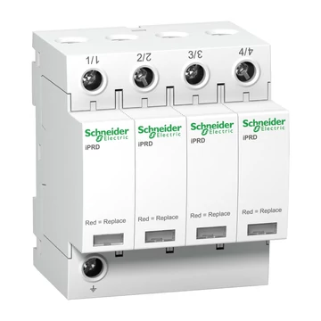 SCHNEIDER ELECTRIC ACTI9 iPRD túlfeszültség-korlátozó, cs.bet. távjelzéssel, 40kA, 4P, 350V (A9L40401)