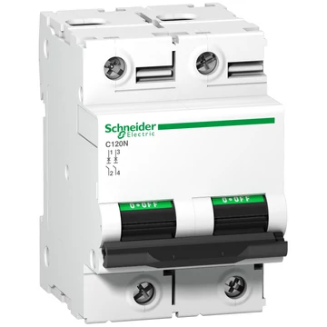 SCHNEIDER ELECTRIC ACTI9 C120N kismegszakító, 2P, B, 125A (A9N18347)