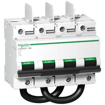 SCHNEIDER ELECTRIC ACTI9 C120NA-DC terheléskapcsoló, 2P, 100A, 1000VDC (A9N61701)