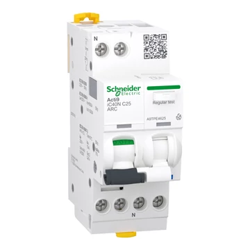 SCHNEIDER ELECTRIC ACTI9 iC40N ARC, 1P-N, C, 25A (A9TPE4625)