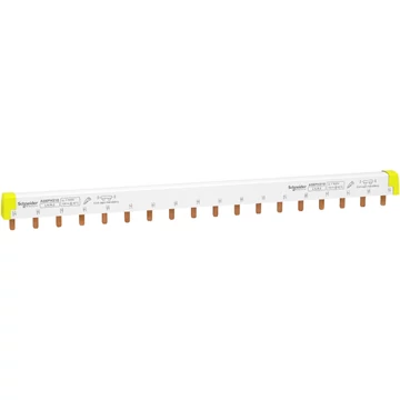 SCHNEIDER ELECTRIC ACTI9 Fésűs gyűjtősín, komplett, 3P, 18M (A9XPH318)