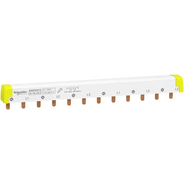 SCHNEIDER ELECTRIC ACTI9 Darabolható gyűjtősín 100A, 3P+N, 12M (A9XPH512)