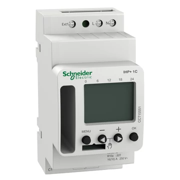 SCHNEIDER ELECTRIC ACTI9 IHP+ 1C SMARTw (24/7) programozható időkapcsoló (CCT15551)