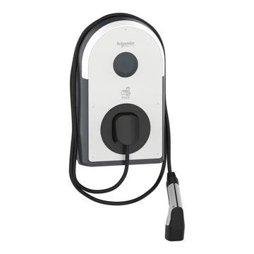 SCHNEIDER ELECTRIC EVlink ProAC töltőállomás 3*32A - 22kW - Beépített töltőkábellel + 6mA RDC-DD védelem + 30mA Asi ÁVK + MNx (EVB3S22NCA)