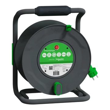 SCHNEIDER ELECTRIC THORSMAN Kábeldobos hosszabbító, 1.5x40m, 4x2P+F aljzattal, IP44 (IMT33158)