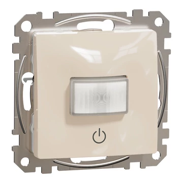 SCHNEIDER ELECTRIC SEDNA WISER Mozgásérzékelő, nyomógombos fényerőszabályzóval, 160°, bézs (SDD112386)