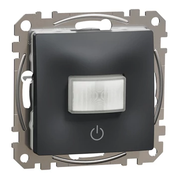 SCHNEIDER ELECTRIC SEDNA WISER Mozgásérzékelő, nyomógombos fényerőszabályzóval, 160°, antracit (SDD114386)