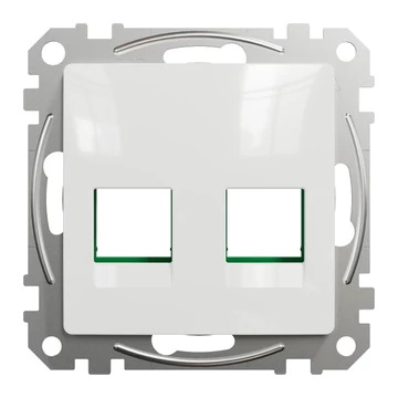SCHNEIDER ELECTRIC ÚJ SEDNA 2xRJ45 adapter, SYSTIMAX betétekhez, fehér (SDD111443C)