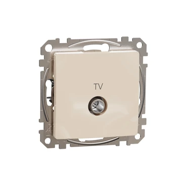 SCHNEIDER ELECTRIC ÚJ SEDNA TV aljzat, végzáró, 4 dB, bézs (SDD112471)