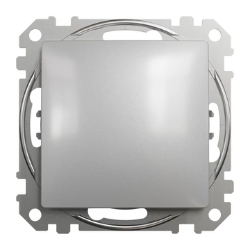 SCHNEIDER ELECTRIC ÚJ SEDNA Váltókapcsoló, rugós bekötés, 10AX, (106), alumínium (SDD113106)