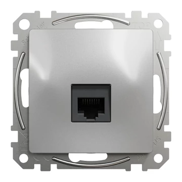 SCHNEIDER ELECTRIC ÚJ SEDNA 1xRJ45 Cat6 UTP aljzat, alumínium (SDD113461)