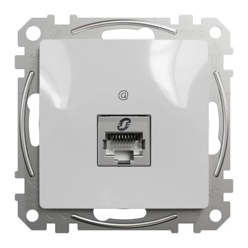 SCHNEIDER ELECTRIC ÚJ SEDNA 1xRJ45 Cat6A STP aljzat, alumínium (SDD113466S)