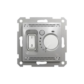 SCHNEIDER ELECTRIC ÚJ SEDNA Szobatermosztát, 10A, alumínium (SDD113506)