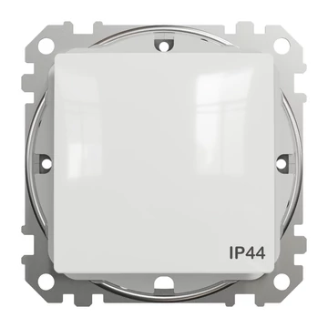 SCHNEIDER ELECTRIC ÚJ SEDNA Egypólusú kapcsoló, rugós bekötés, 10AX, IP44, fehér (SDD211101)