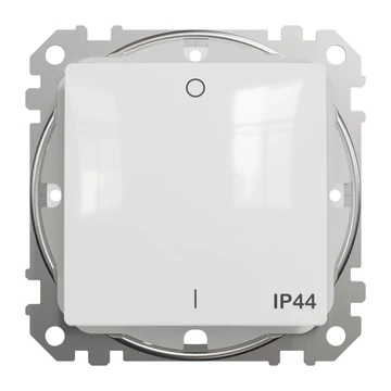 SCHNEIDER ELECTRIC ÚJ SEDNA Kétpólusú kapcsoló, rugós bekötés, 10AX, IP44, fehér (SDD211102)