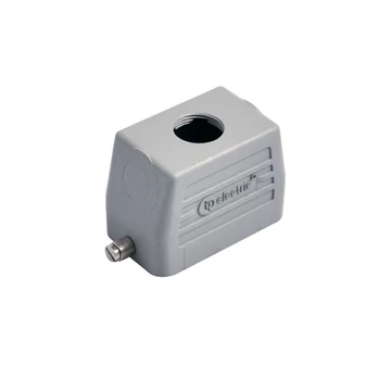 TP ELECTRIC Ipari nehézcsatlakozó dugó ház, felső bemenet, egy pár rögzítő füllel (TP-24-1016-02-06M20)
