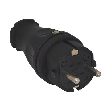 TP ELECTRIC Gumi dugvilla 16A fekete (TP-3101-301-0300)