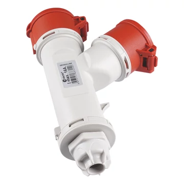 TP ELECTRIC (5X16A)-os 2 ágú dugalj, IP44, tömszelencés bekötés (TP-3105-502-1600)