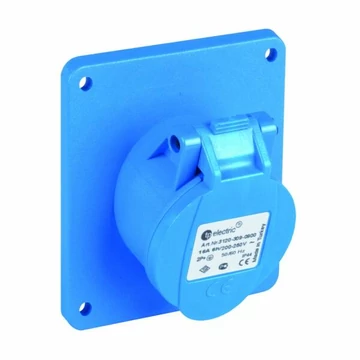 TP ELECTRIC 3x32A - Beépíthető dugalj (ferde) -83x90 alap (IP44) (TP-3124-309-0900)