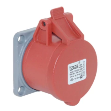 TP ELECTRIC 4x32A - Beépíthető dugalj (egyenes)- 70x70 alap (IP44) (TP-3126-321-1600)