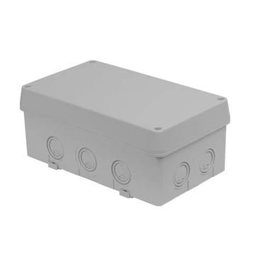 TP ELECTRIC Kötődoboz 130x220x95 IP67 perforált oldalfalú, teli tető, 10db kikönnyítés (TP-3310-217-0600)