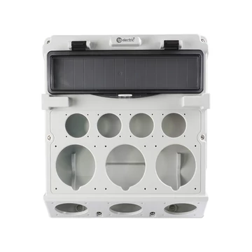 TP ELECTRIC Üres ipari doboz 300x340, IP44, 4x(2P+F)+3x(83x90)+3x(75x75)szerelvényekhez előkészített,14modul (TP-3620-000-0000)