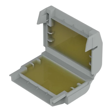 WAGO Gélbox leágazásokhoz, kábelekhez, géllel előretöltve, 221 és 2273 sorozathoz, 2-es méret, IPX8, max. 4mm2, szürke (207-1332)