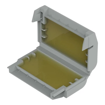 WAGO Gélbox leágazásokhoz, kábelekhez, géllel előretöltve, 221 és 2273 sorozathoz, 3-mas méret, IPX8, max. 4mm2, szürke (207-1333)