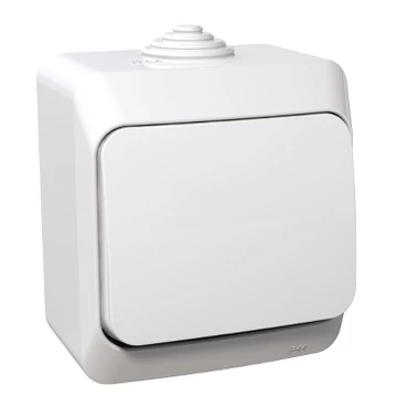 SCHNEIDER ELECTRIC CEDAR PLUS Egypólusú kapcsoló, IP44, fehér (101) (WDE000510)
