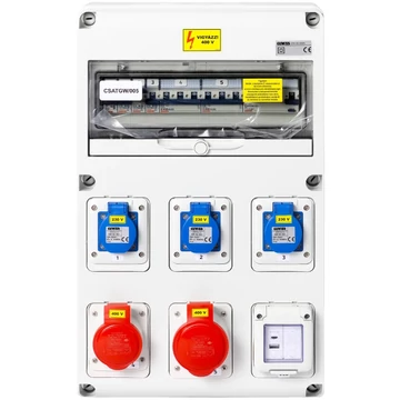 GEWISS Q-DIN Szerelt csatlakozó szekrény 14M IP65 (CSATGW/005)
