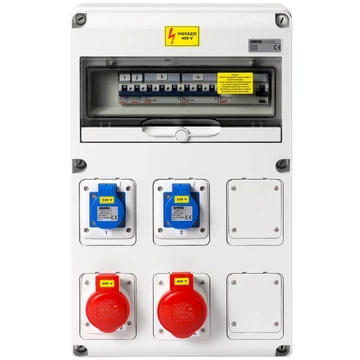 GEWISS Q-DIN Szerelt csatlakozó szekrény 14M IP65 (CSATGW/006)