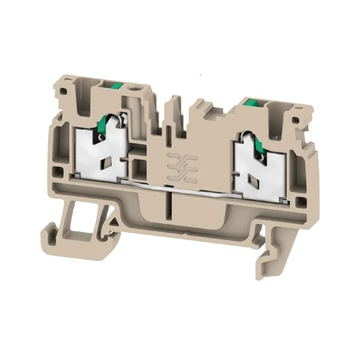 WEIDMÜLLER S2C 2.5 SNAP IN Átvezető sorkapocs, sötétbézs, 2.5 mm², 24 A, 800 V (2674530000)